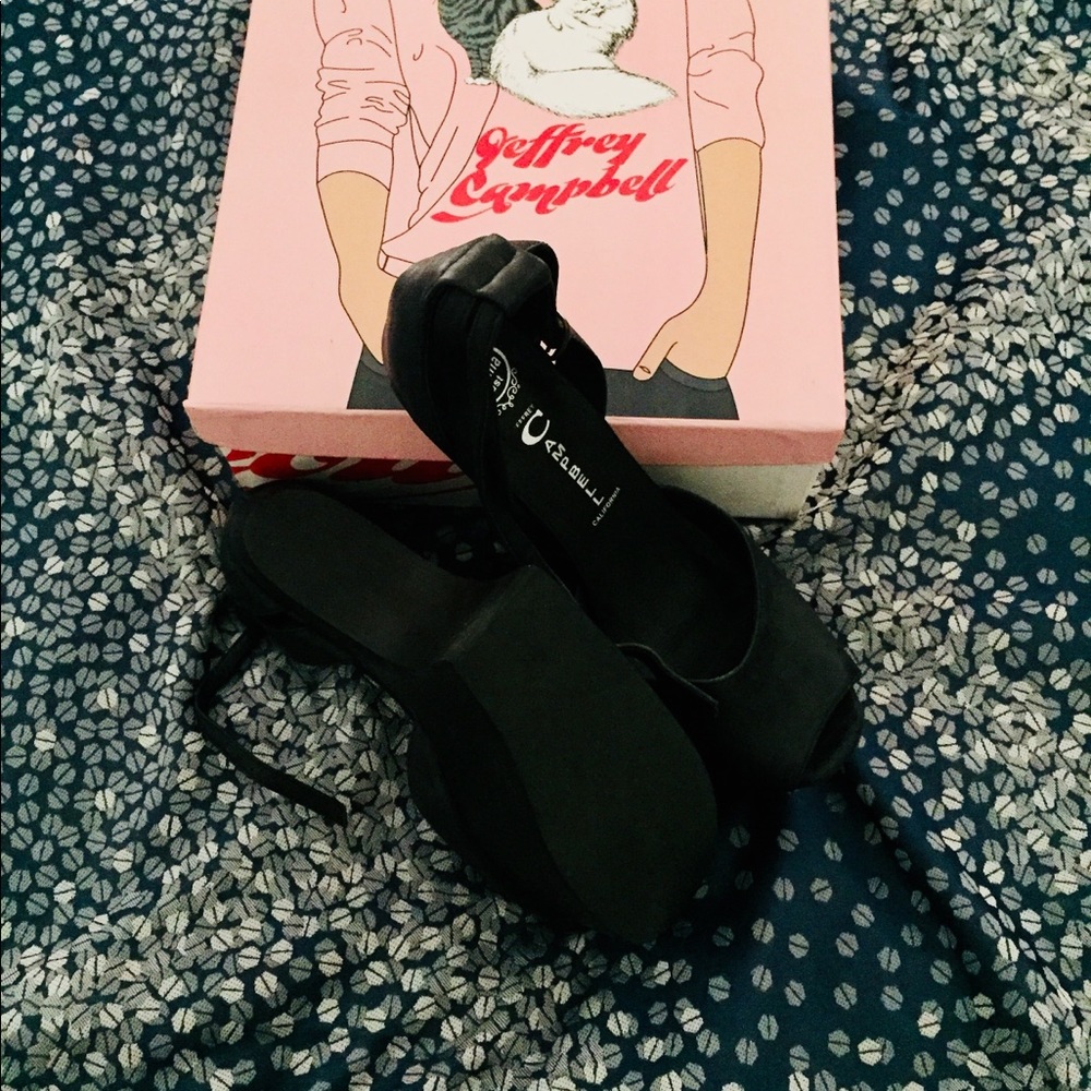 Jeffrey Campbell Str8 up platform sandals